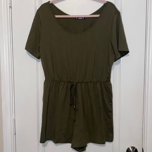 NEW OLIVE ROMPER